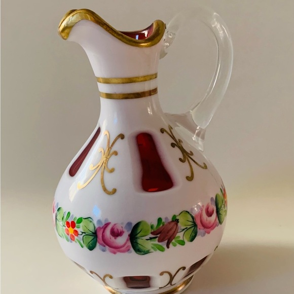 Bohemia Art Glass Czech Cased Glass 6” - Picture 11 of 11